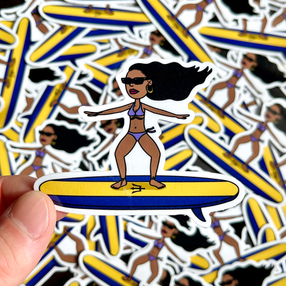 SURFING RIRI - STICKER