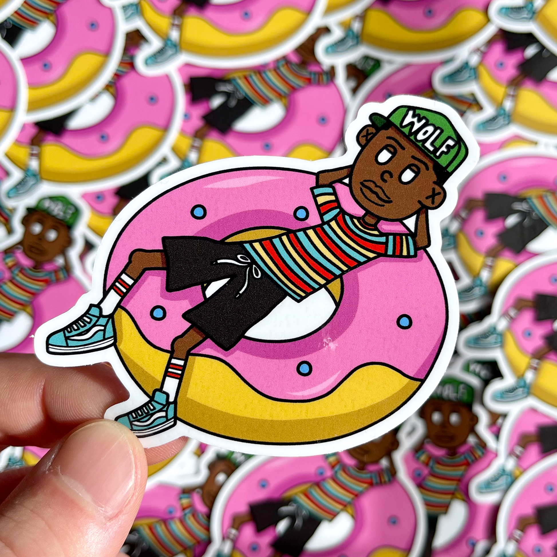 Tyler the creator donut Sticker by OtherWorld00